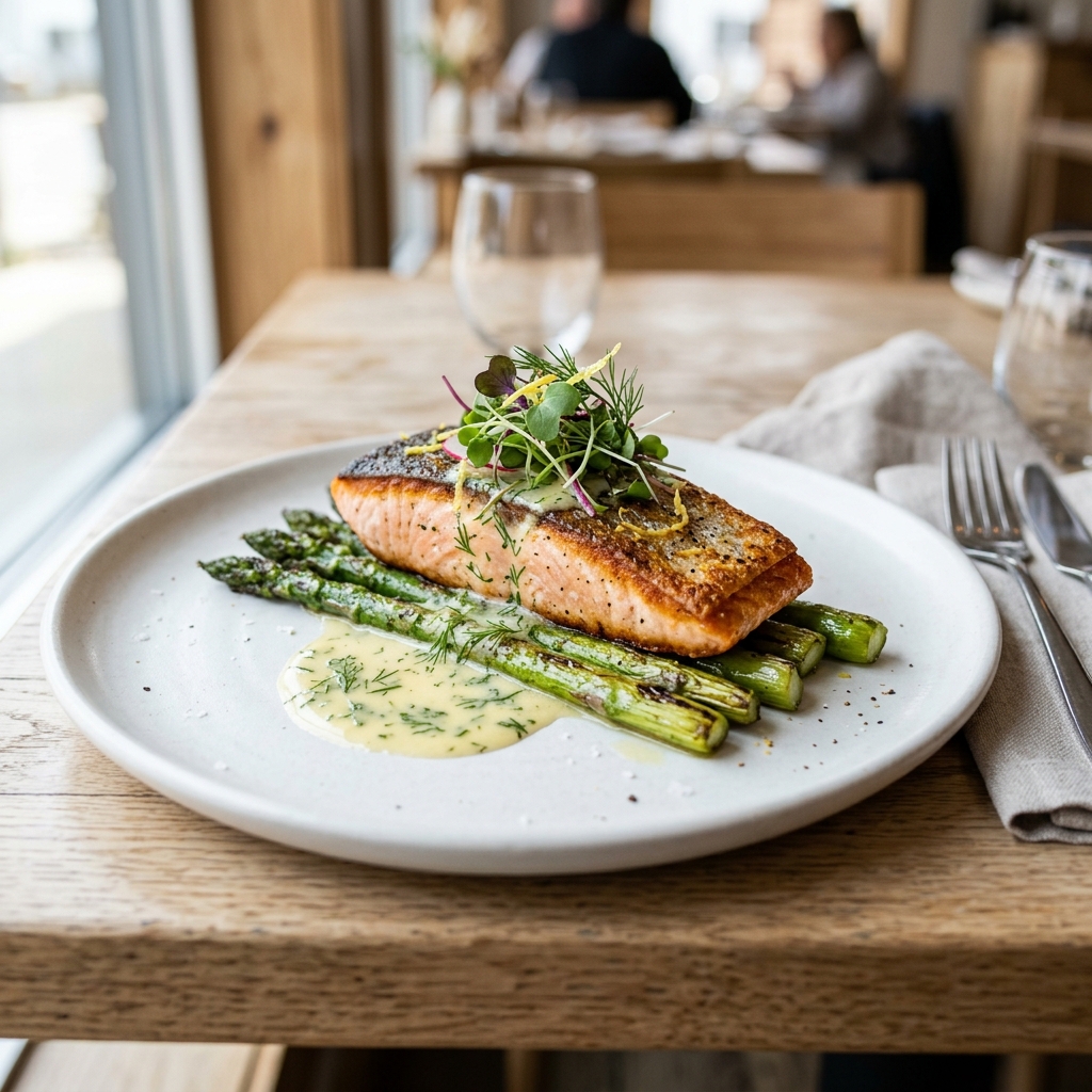 Crispy Pan-Seared Salmon